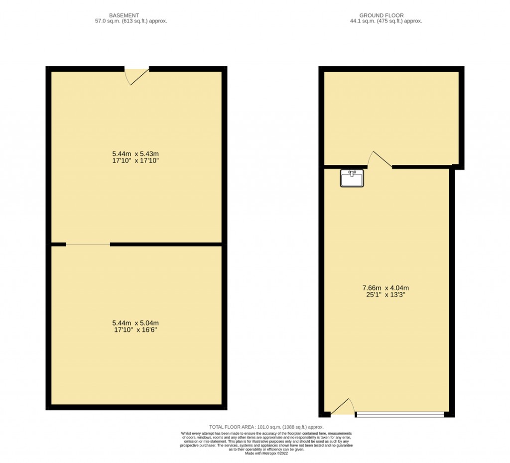 Floorplans For Hornsey Road, Hornsey Rise