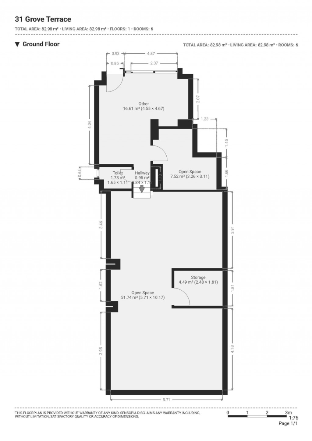 Floorplans For Grove Terrace, Gospel Oak