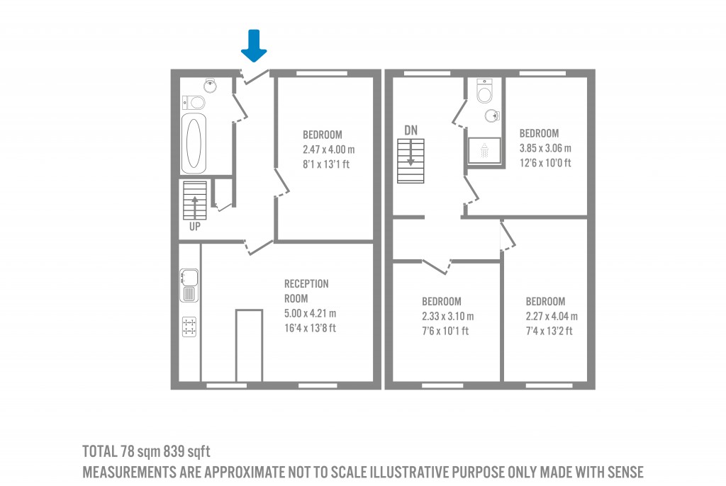 Floorplans For Junction Road, Archway, London