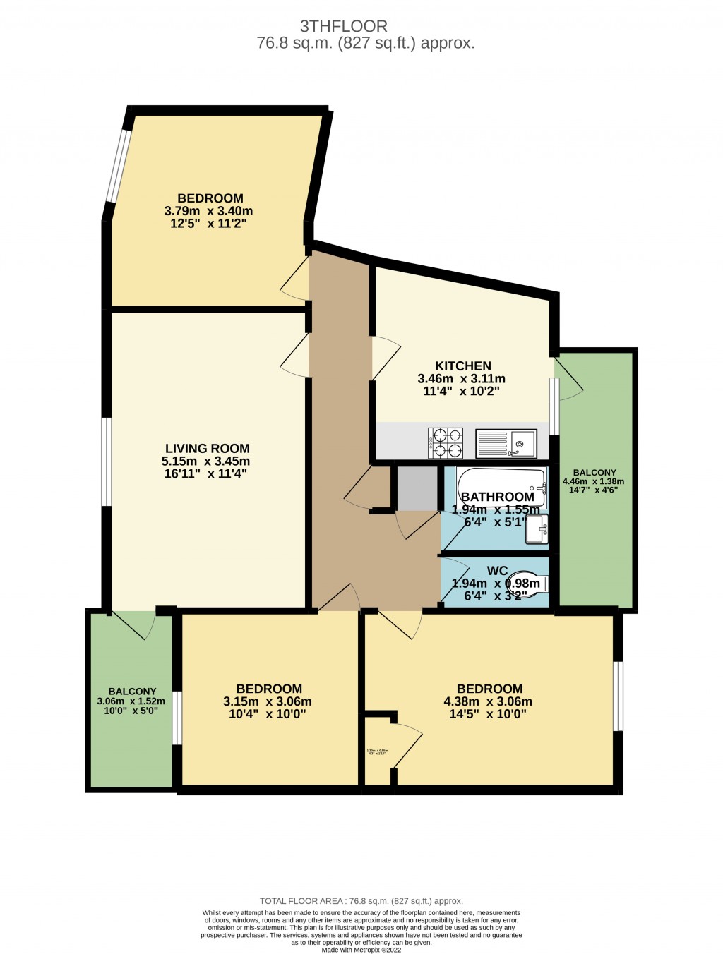 Floorplans For Colney Hatch Lane, Muswell Hill, London