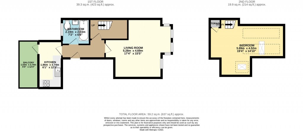 Floorplans For Westbury Avenue, Turnpike Lane, London