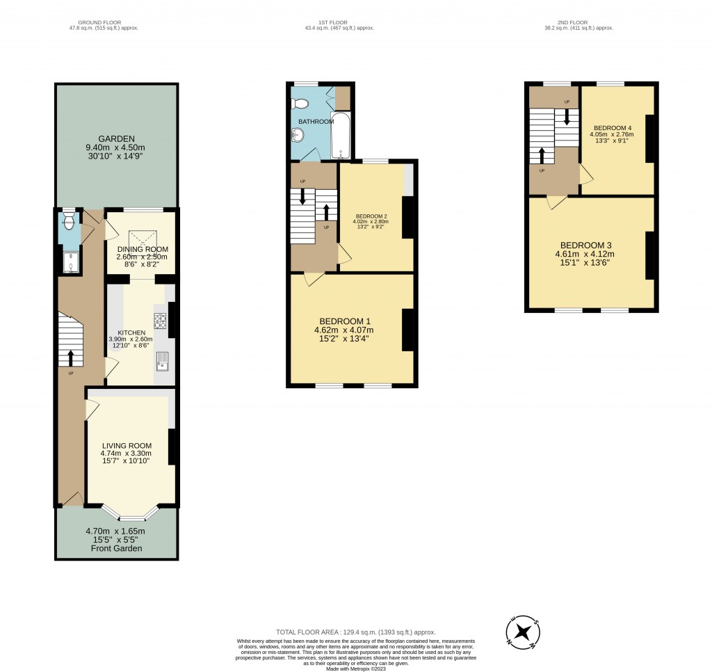 Floorplans For Witley Road, Archway, London