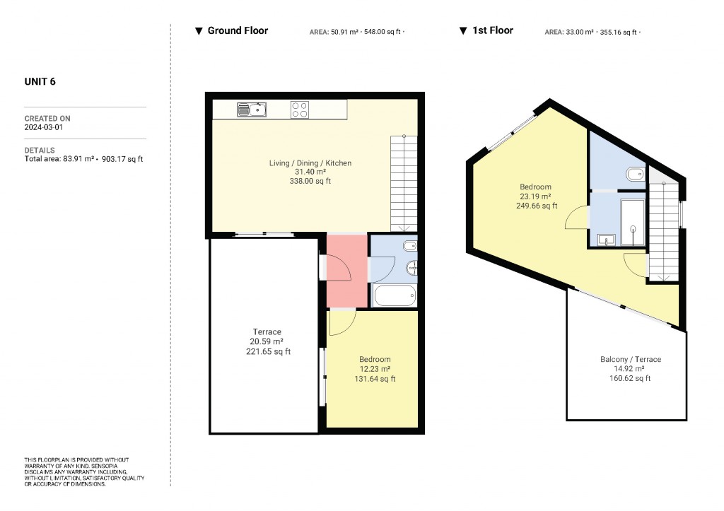 Floorplans For Parkhurst Road, Islington