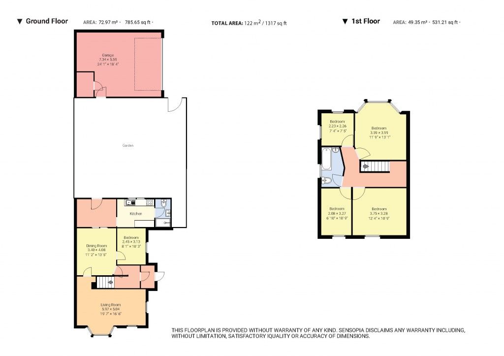 Floorplans For Larkshall Road, Chingford, London