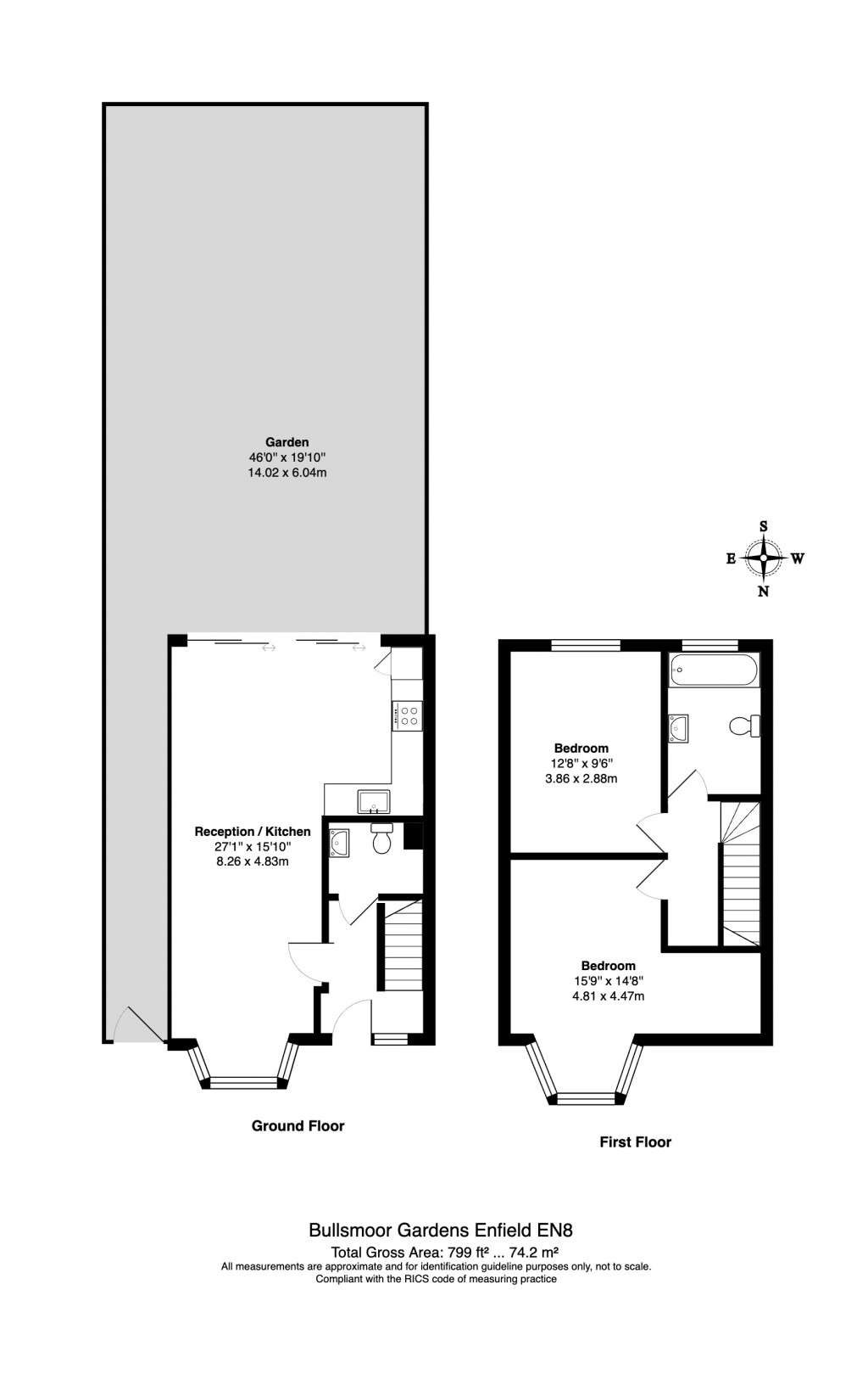 Floorplans For Waltham Cross, Greater London