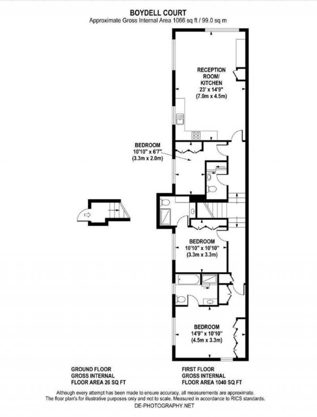 Floorplans For St Johns Wood Park, London