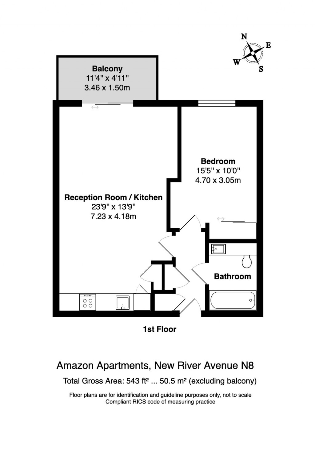 Floorplans For New River Avenue, London